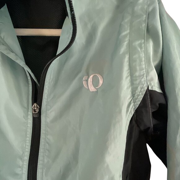 Pearl Izumi Womens Cycling Jacket Small Light Blue Black Colorblock Athletic Bik - Picture 5 of 7